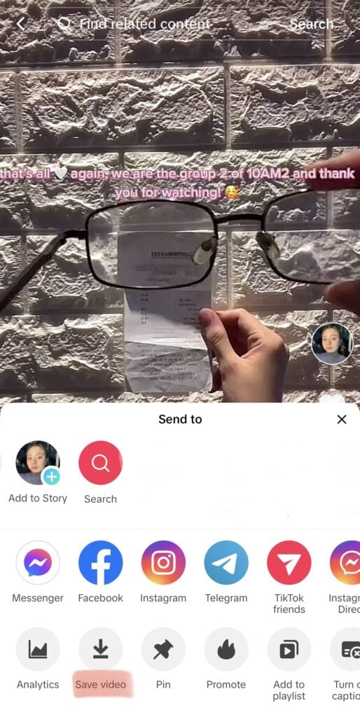 How To Archive a TikTok